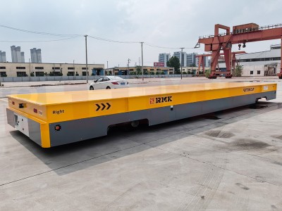 Heavy-Duty suurte materjalide transportimine Dual-Hydraulic Trackless Transfer Cart